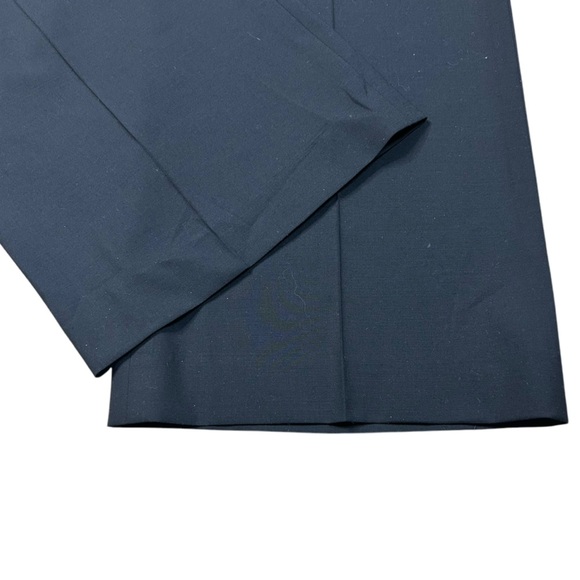 Lafayette 148 New York Black Wool Blend Wide Leg Pants Capsule Wardrobe - Picture 5 of 13